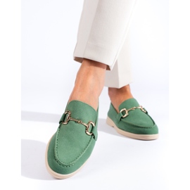 Zapatos de mujer en ante verde Shelovet 2