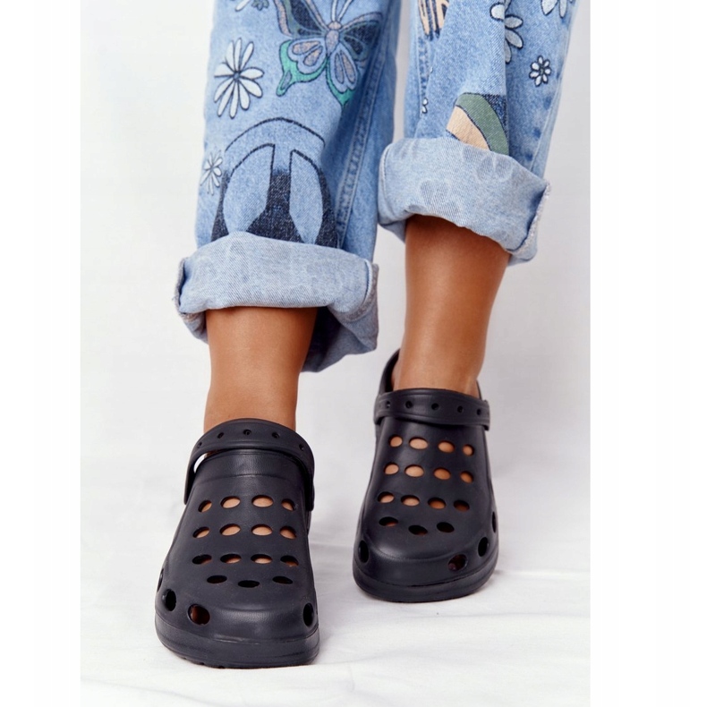 Flameshoes Zapatillas de espuma negra para mujeres Eva Black negro 4