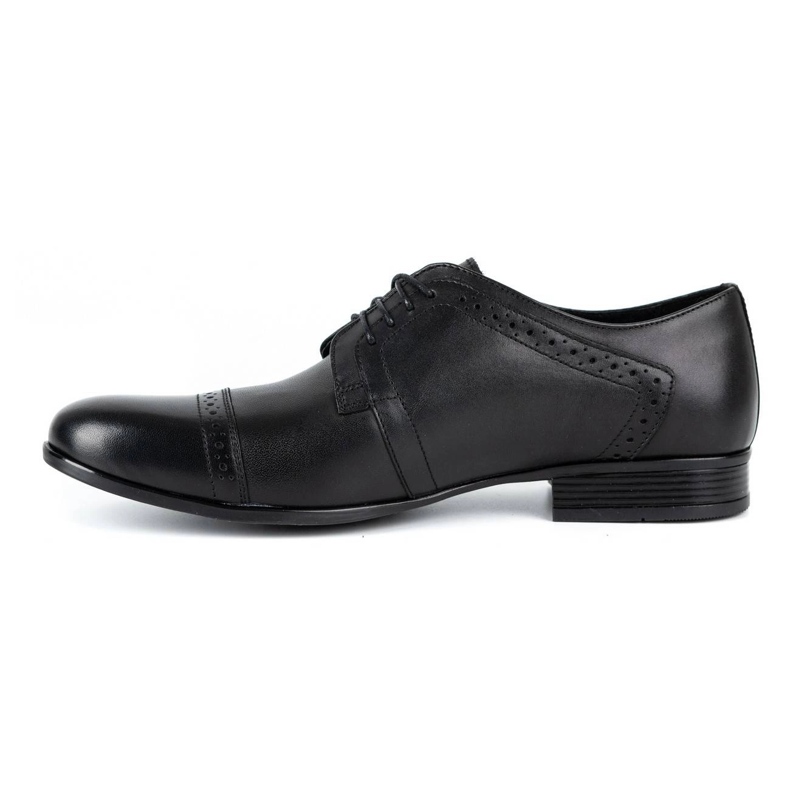 Olivier Zapatos de vestir hombre piel A34 Kb negro 1