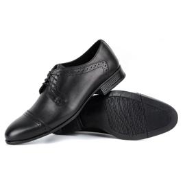 Olivier Zapatos de vestir hombre piel A34 Kb negro 2