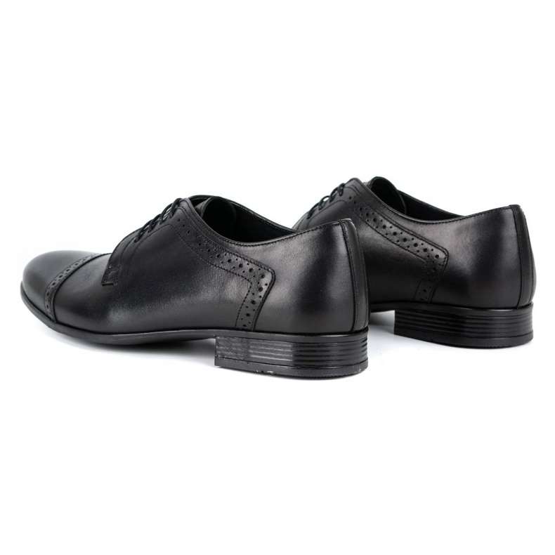 Olivier Zapatos de vestir hombre piel A34 Kb negro 4