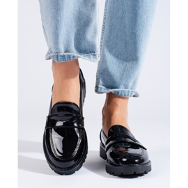 Zapatos mujer lacados en negro Shelovet 3