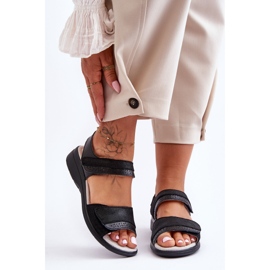 Sandalias Clásicas Velcro S.Barski 97575 Negro 2
