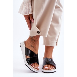 Pantuflas Cuña Baja Lacado S.Barski AL22469 Negro 5