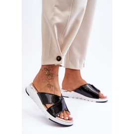 Pantuflas Cuña Baja Lacado S.Barski AL22469 Negro 6
