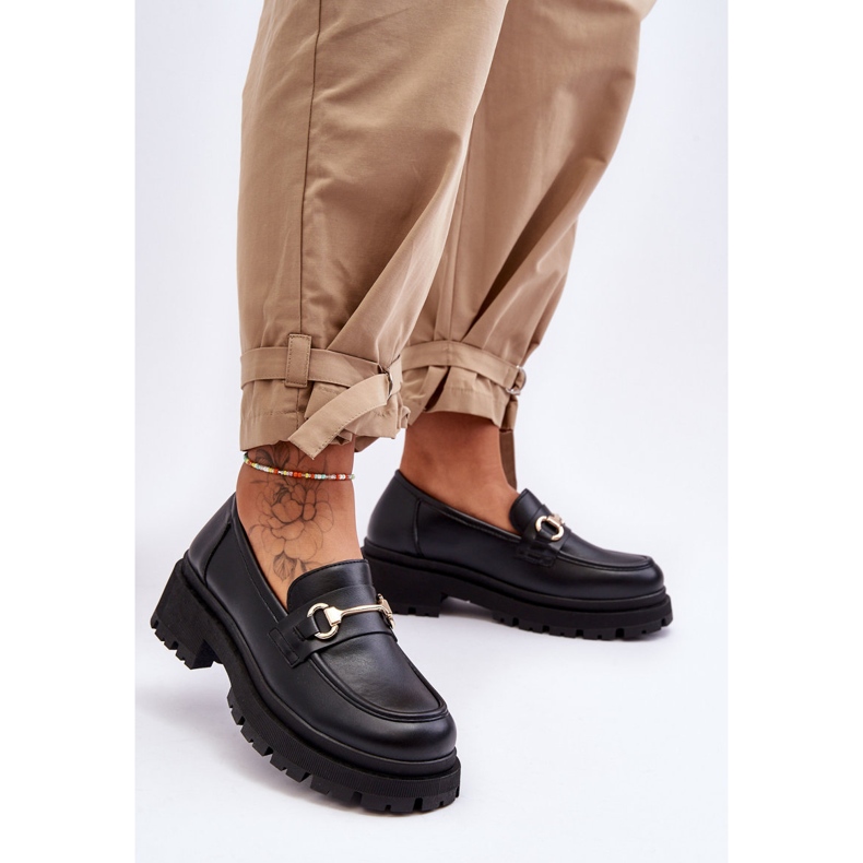 PS1 Mocasines Clásicos De Mujer Con Plataforma Black Miracle negro 1 PS1 Mocasines Clásicos De Mujer Con Plataforma Black Miracle negro 1