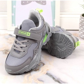 News Jr EVE398B calzado deportivo plataforma gris 3