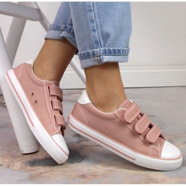 Deportivas con velcros Big Star W INT1842A rosa rosado 1