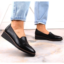 Zapatos cuña Vinceza W JAN230 negro 3