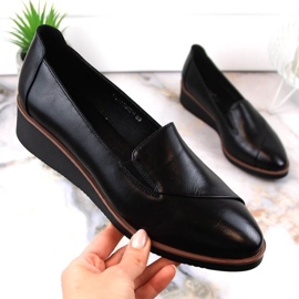 Zapatos cuña Vinceza W JAN230 negro 5