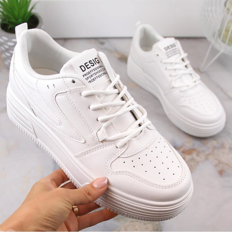 Vinceza W JAN231 zapatillas deportivas plataforma blanco 1