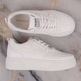 Vinceza W JAN231 zapatillas deportivas plataforma blanco 7