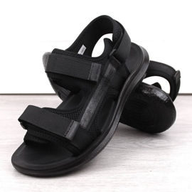 Sandalias deportivas velcro News M 23MN02-5801 negro 2