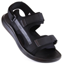 Sandalias deportivas velcro News M 23MN02-5801 negro 4
