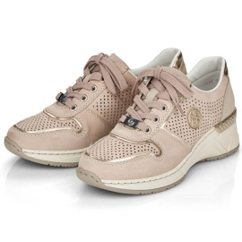 Deportivas cuña Rieker N4346-60 beige 8