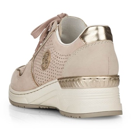 Deportivas cuña Rieker N4346-60 beige 15
