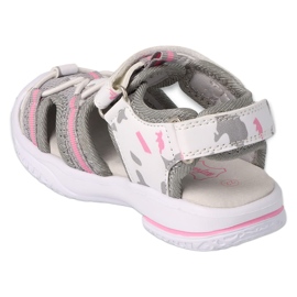 Befado zapatos para niños gris 170P076 blanco 1