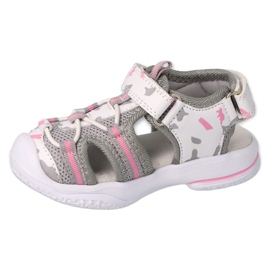 Befado zapatos para niños gris 170P076 blanco 2