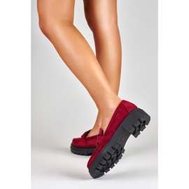 La.Fi Mocasín plataforma fucsia rosado 3