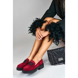 La.Fi Mocasín plataforma fucsia rosado 4