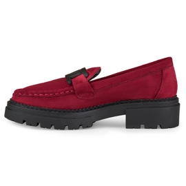 La.Fi Mocasín plataforma fucsia rosado 7