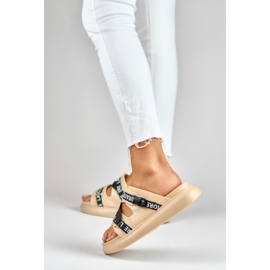 Elegantes zapatillas beige de La.Fi 3