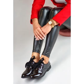 La.Fi Zapatos lacados elegantes negro 5