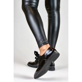 La.Fi Zapatos lacados elegantes negro 3