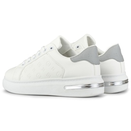 Deportivas blancas con adorno blanco 5