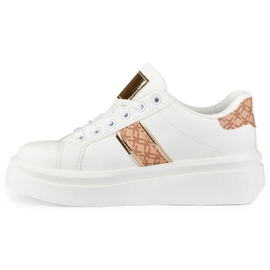Zapatos deportivos de mujer blancos con estilo. 2