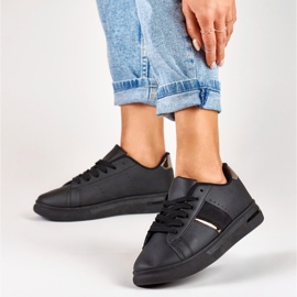 Deportivas negras mujer negro 6