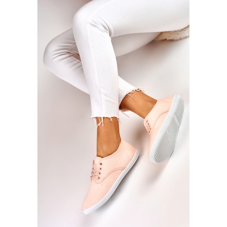 Deportivas rosas de mujer rosado 1