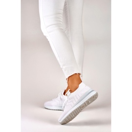 Deportivas cuña blancas blanco 5