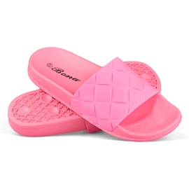 Babuchas clásicas mujer fucsia rosa 1