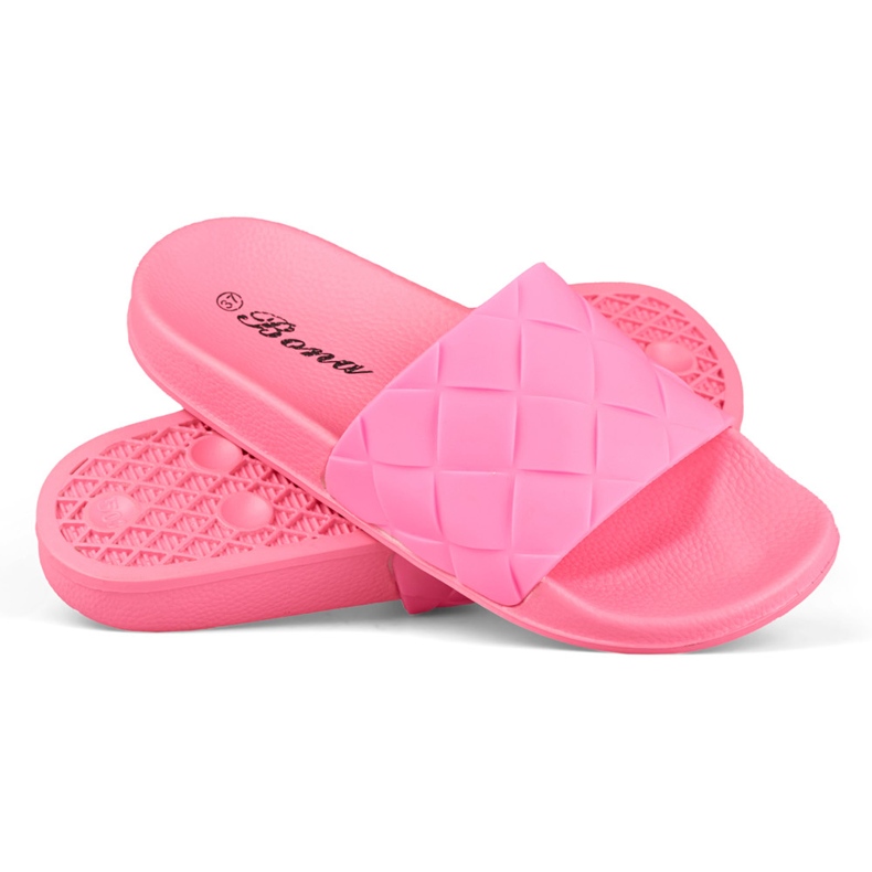 Babuchas clásicas mujer fucsia rosado 1