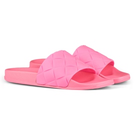 Babuchas clásicas mujer fucsia rosado 2
