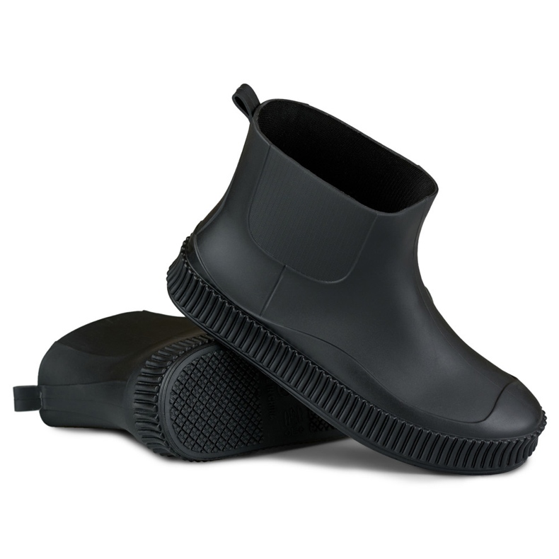 Botas de lluvia mujer negro mate 1 Botas de lluvia mujer negro mate 1