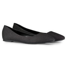 Bailarinas clásicas negras brillantes negro 4