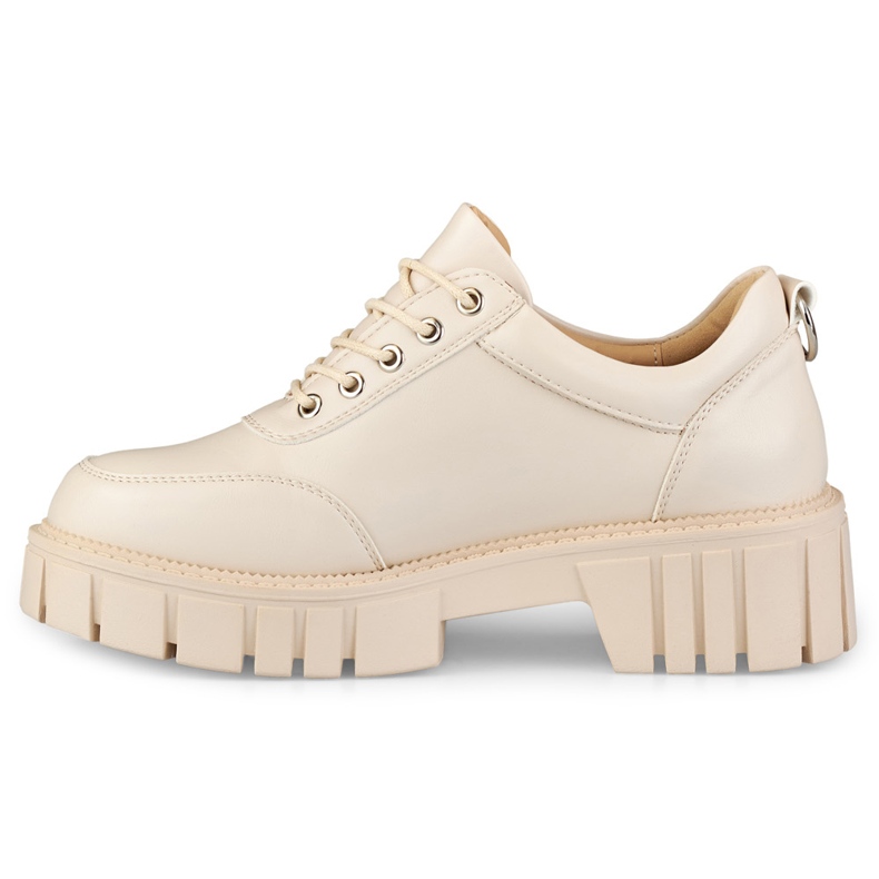Zapatos ecopiel beige 2