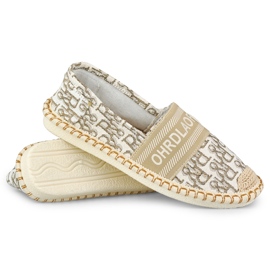 Slip-on mujer beige 1