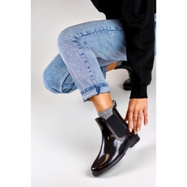 Botas de agua clásicas negras de mujer negro 3