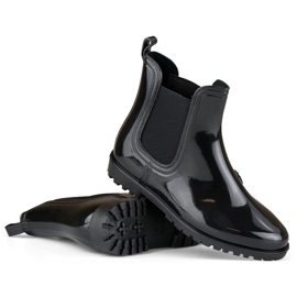 Botas de agua clásicas negras de mujer negro 1 Botas de agua clásicas negras de mujer negro 1