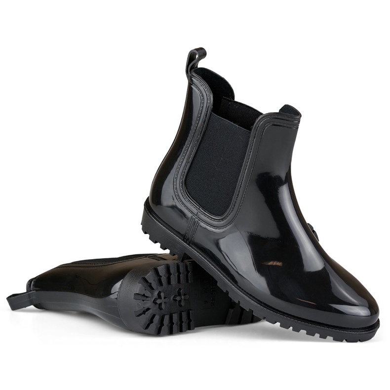 Botas de agua clásicas negras de mujer negro 1 Botas de agua clásicas negras de mujer negro 1