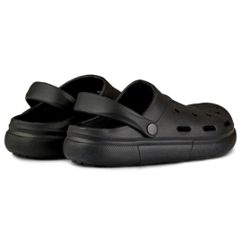 Cómodas zapatillas suaves de mujer negras. negro 2