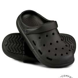 Cómodas zapatillas suaves de mujer negras. negro 3