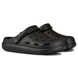 Cómodas zapatillas suaves de mujer negras. negro 4