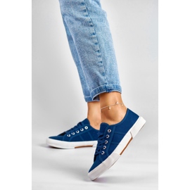 Deportivas bajas azul marino 3