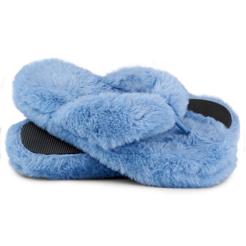 Chanclas pelo azul 1