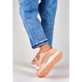 Deportivas rosa brillo mujer rosado 3