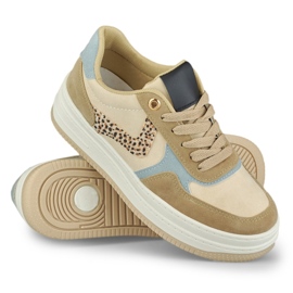 Deportivas de mujer Lara beige 6